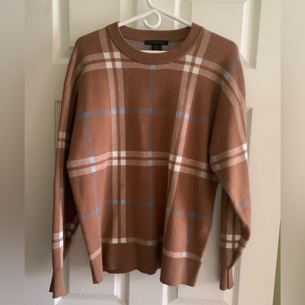 Plaid Sweater - perfect for fall & winter